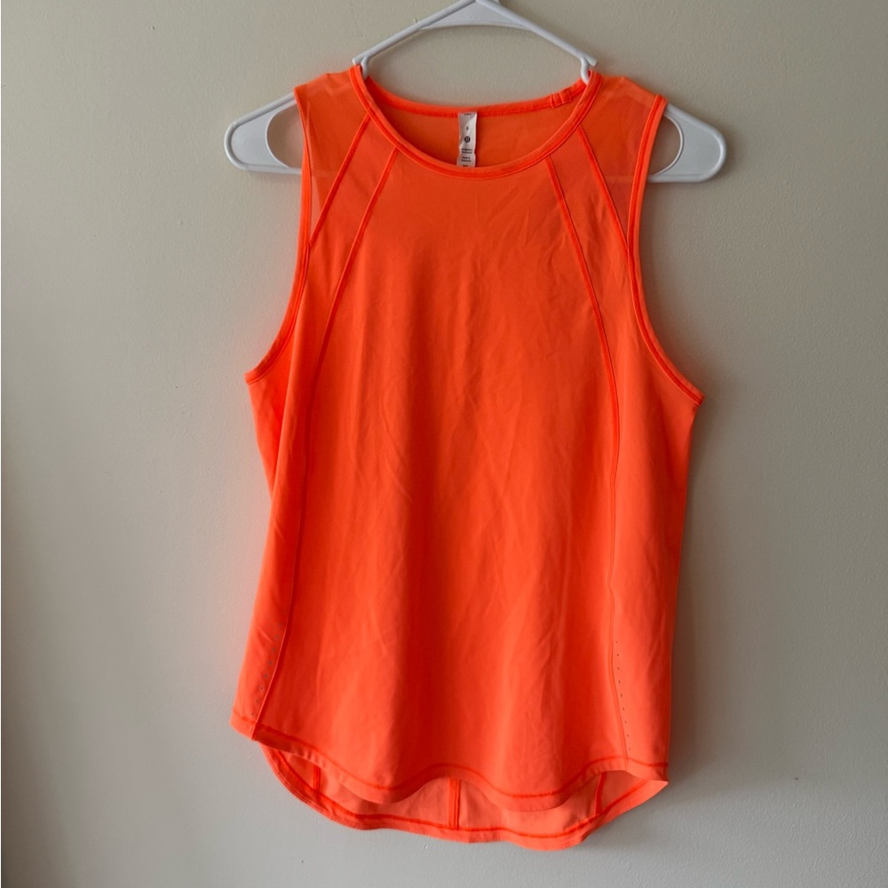 lululemon athletica Sculpt Tank Highlighter Orange